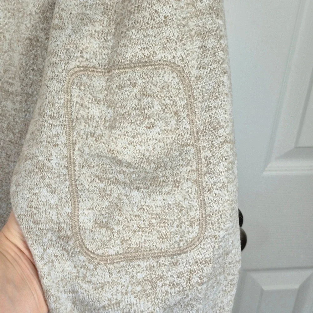 Greg Norman tan‎ beige quarter zip mock neck pullover sweater men's XXL